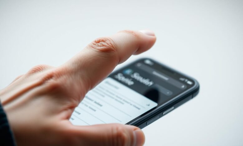 Scroll Screenshot Fingerprint