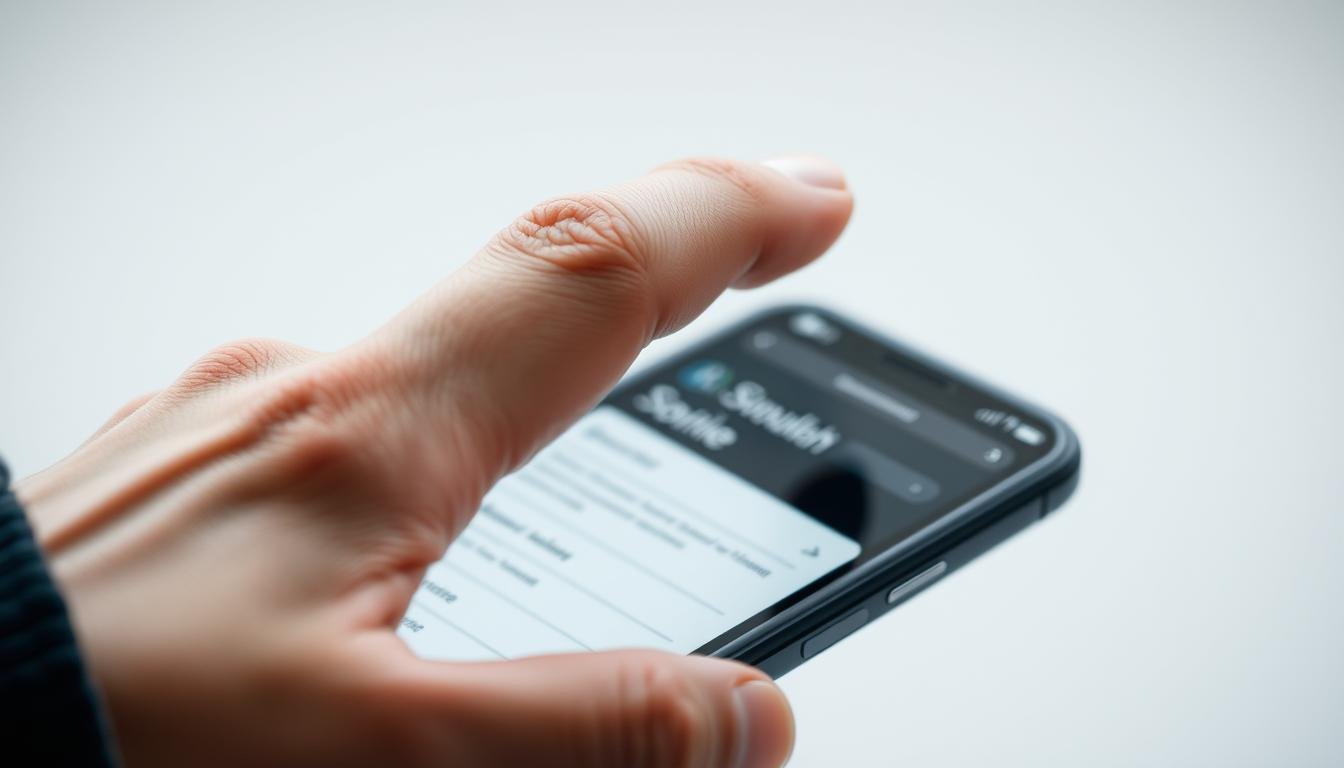 Scroll Screenshot Fingerprint