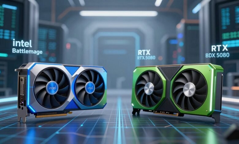 Intel Battlemage vs RTX 5080